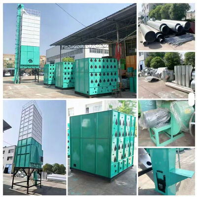 20 Tons Capacity Broad Beans Dryer Machine with Indirect Vertical Dryer Tower and 12.45kw Power