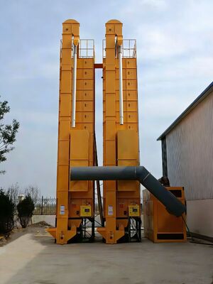 Guter Preis Niedrigtemperaturcirkulierende 15T Maisspulsen Trockner Maschine 20 Tonnen V-Port Behälter Typ Online