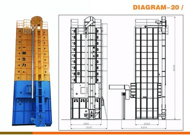 Batch Type Maize Drying Machine , Automatic Control Maize Drying Equipment