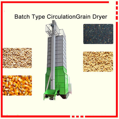 12 Tons Per Batch Low Temperature Circulating Corn Dryer Machine with Automatic Failure Alarm