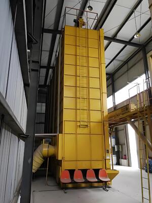 Guter Preis Automatische Steuerung Batch-Typ Getreide Trockner mit Hülsenbrenner 15 Tonnen Kapazität Online